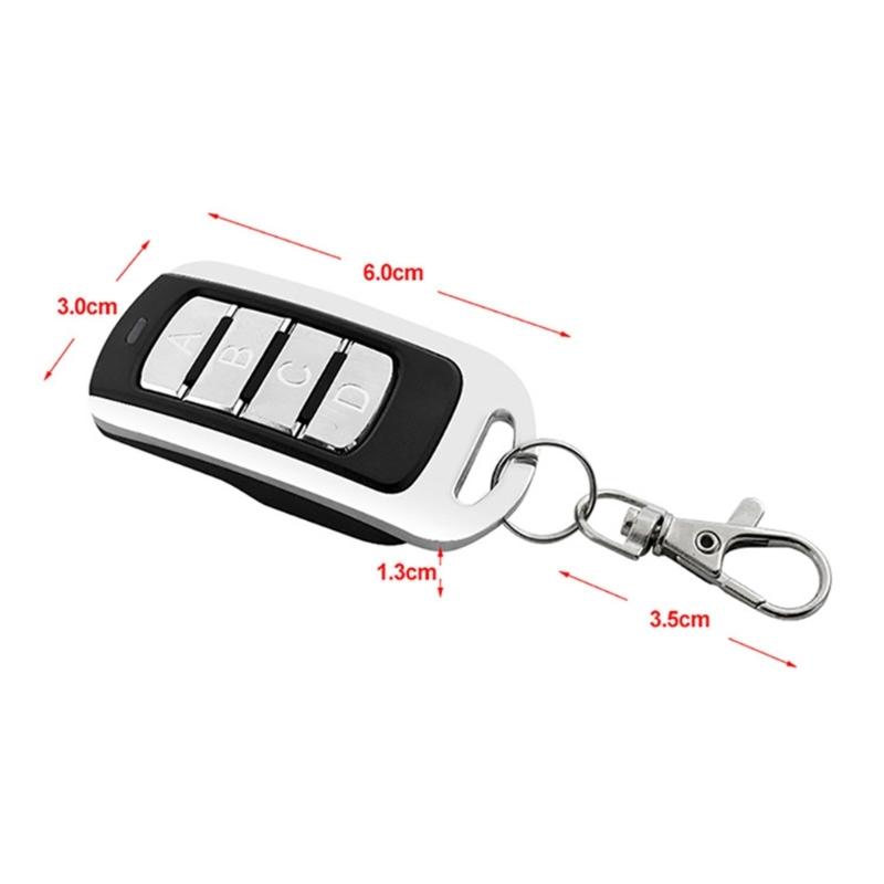 433MHz Wireless Remote Control For Garage Door Rolling Shutters With Programmable Button Durability Shell Door Opener