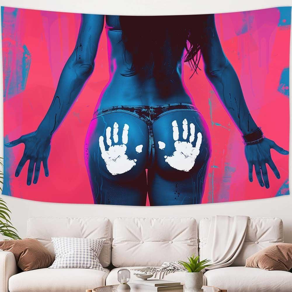 Tapestry Latetomt 80x60in Abstract woman sexy girl 75x100