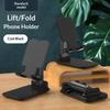 Foldable Abs Desktop Mobile Phone Stand For Smartphone Support Tablet Desk Cell Phone Portable Scalable Holder Bracket