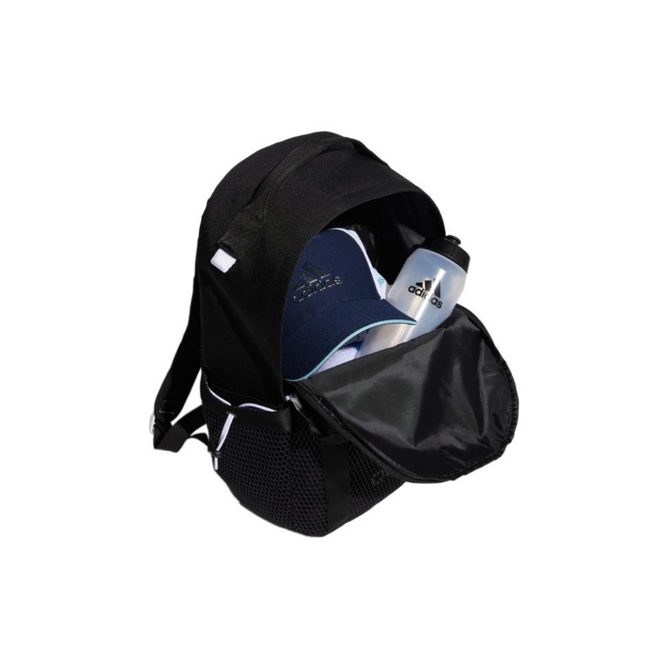 adidas Sports Casual Logo Zipper Adjustable Shoulder Strap Backpack Unisex Backpack Black HE2693