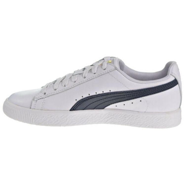 

Puma Clyde Core Leather Foil White Navy Женские кроссовки Team-Gold 364670-02