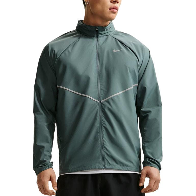 Nike Miler As M Nk Uv Rpl Sports Zip Hooded Long Sleeve Jacket Men jackets IF2370-382 S