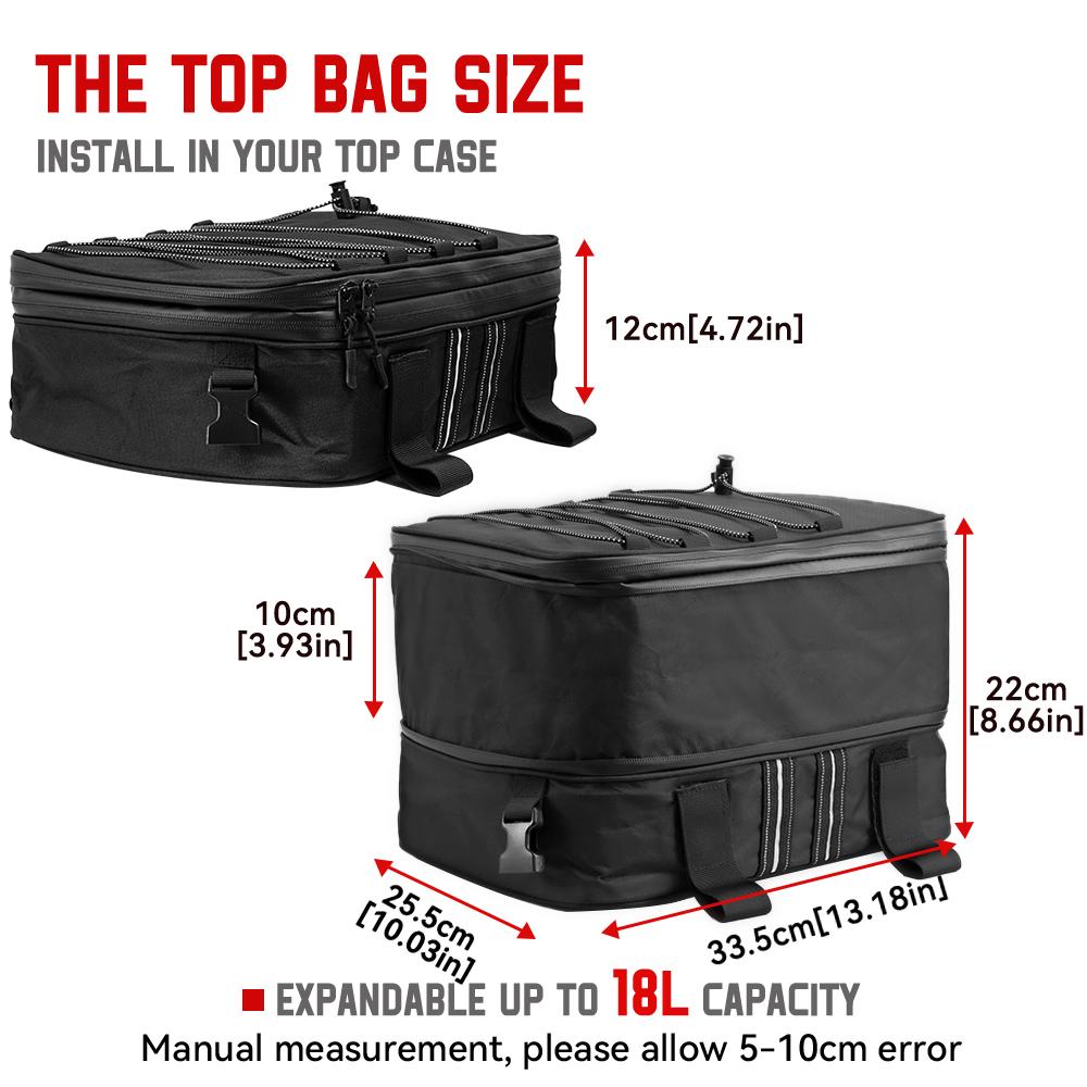 Motorcycle Saddlebag Luggage Bags For BMW R1200GS R1250GS ADV/LC F700GS F750GS Motorcycle Side Case Panniers Luggage top bag