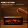 Flame Fireplace Diffuser, Aromatherapy Machine, Air Humidifier, Timer Remote Control, Home Room Office Creative Gift