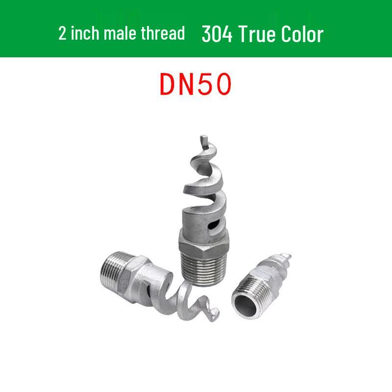 Stainless Steel Anti-Clog Spiral Spray Nozzle for Cooling Tower & Fire Protection