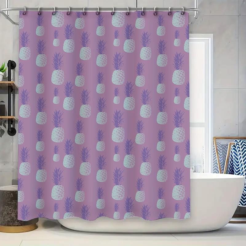 

Geometric Shower Curtain Gold White Chevron Pattern Waterproof Fabric for Bathrooms Decoration 90x180cm