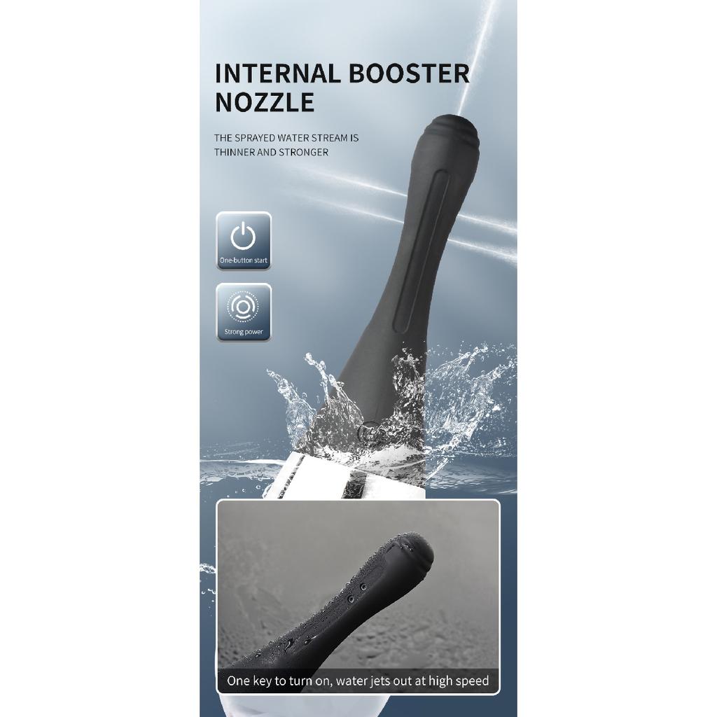 Electric Vaginal Anal Douche Sex Toys for Men Women Anal Plug Cleaning Enema Butt Plug Dildo Extreme Dilator Sex Toys for