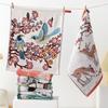 Cartoon Kitchen Towel 4 Layer Cotton Gauze Pure Cotton Dish Cloth  for Kids Children
