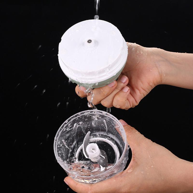 250ml Electric Garlic Chopper Mini Food Slicer Portable Garlic Masher Mincer Press Wireless Food