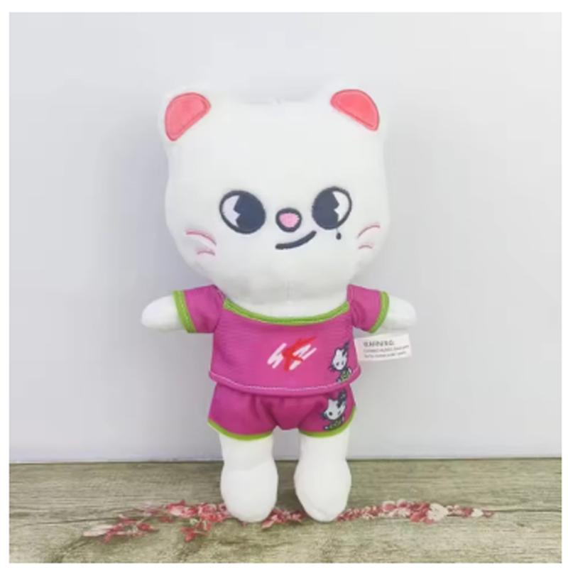 Plush Toys Stray Kids Cartoon Stuffed Animal Plushies Doll Kawaii Companion for Adult Fans Leeknow Hyunjin Gift