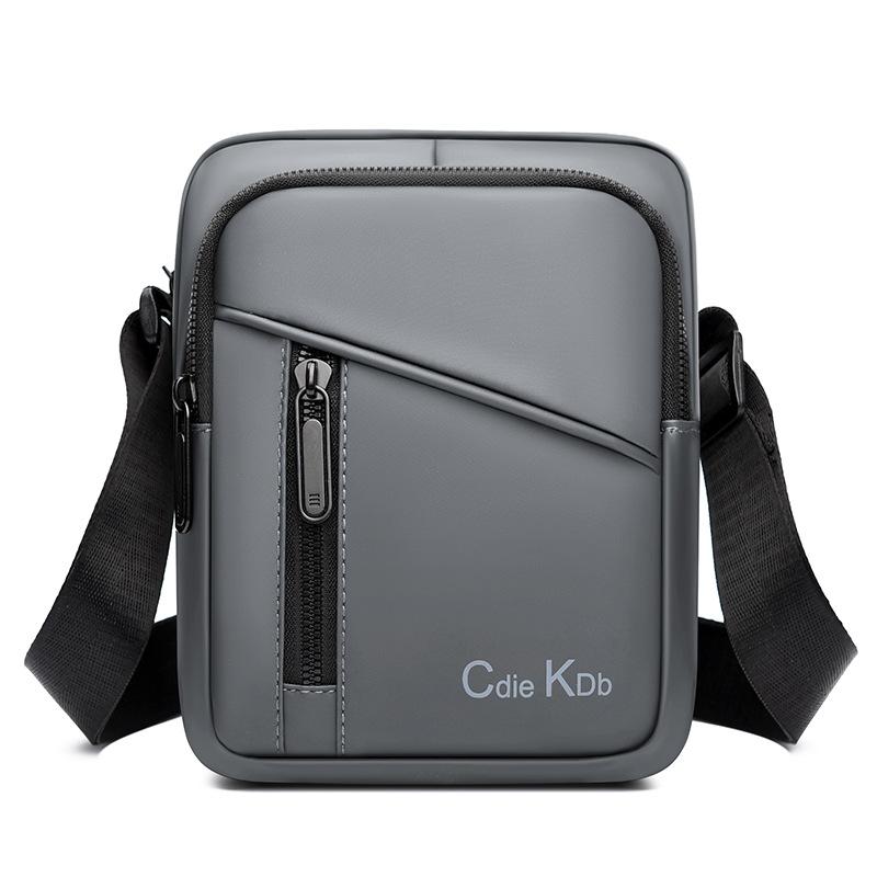 WEIXIER Men's Crossbody Sling Bag Summer , Casual Vertical Versatile Multi-layer Waterproof Shoulder Bag Waist Pack for Commute