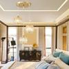 Crystal Pendant Art Adjustable Chandeliers for Dining Room Shop Kitchen Island