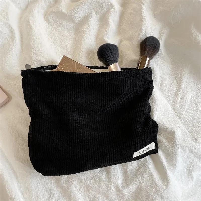 Flower Women's Makeup Bags Travel Toiletries Wash Bags Large Beauty Cosmetic Bag Multifunction Canvas Handbags Storage Organizer