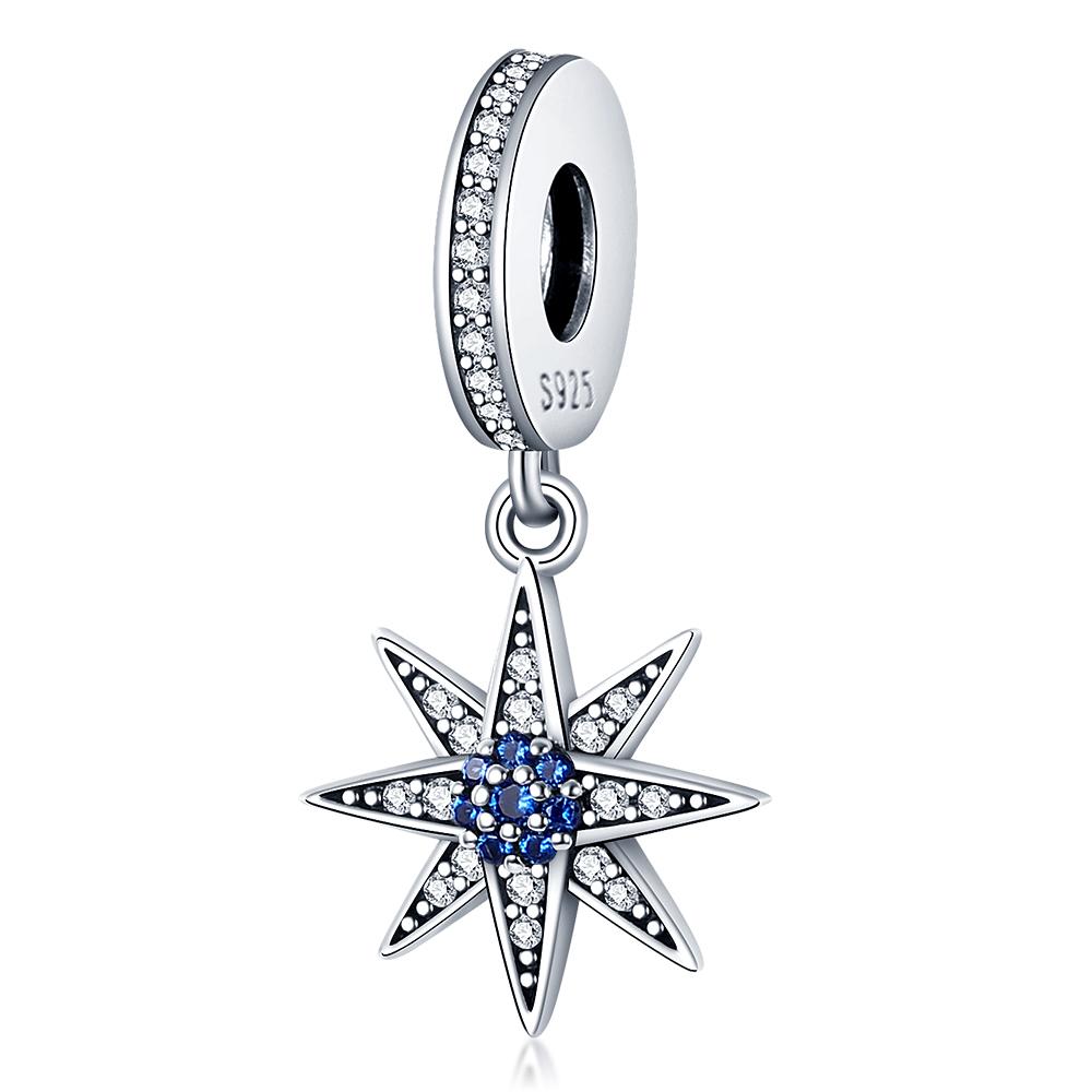 925 Silver Charms Beads Devil's Eye Fatima's Hand Cross Beads Fit Original Bracelet Women DIY Jewelry Gifts