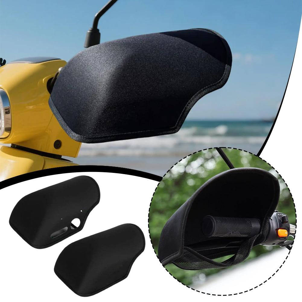 Motorcycle Handlebar Muffs Electric Vehicle Sun Protection Covers Gloves Windproof Hand Waterproof Grip Accessories Mittens L2X7