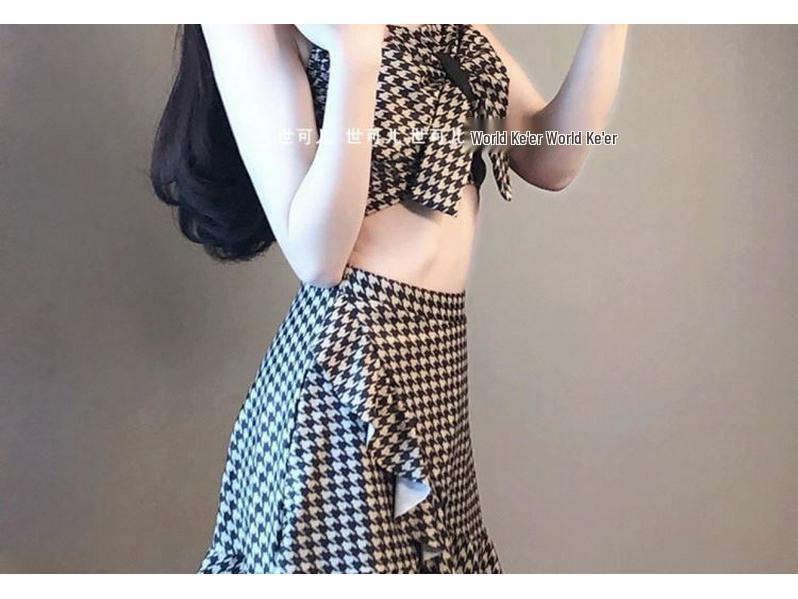 Women's High-End Academy Style Split Swimsuit - Perfect for Summer, Water Parks, and Seaside Photos.