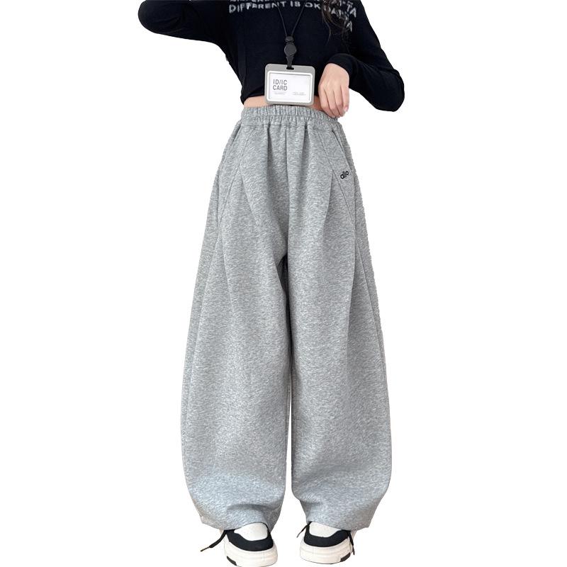 Girls' Fashionable Wide-Leg Pants - Autumn 2025 New Style
