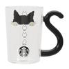 Starbucks Halloween 2025 Cat Heat-Resistant Glass Mug, 296ml