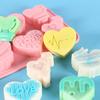 1 Pcs 6 Holes Love Silicone Candy Mold DIY Heart Shaped Candle Soap Mould Chocolate Pudding Jelly Cake Decoration Baking Tools