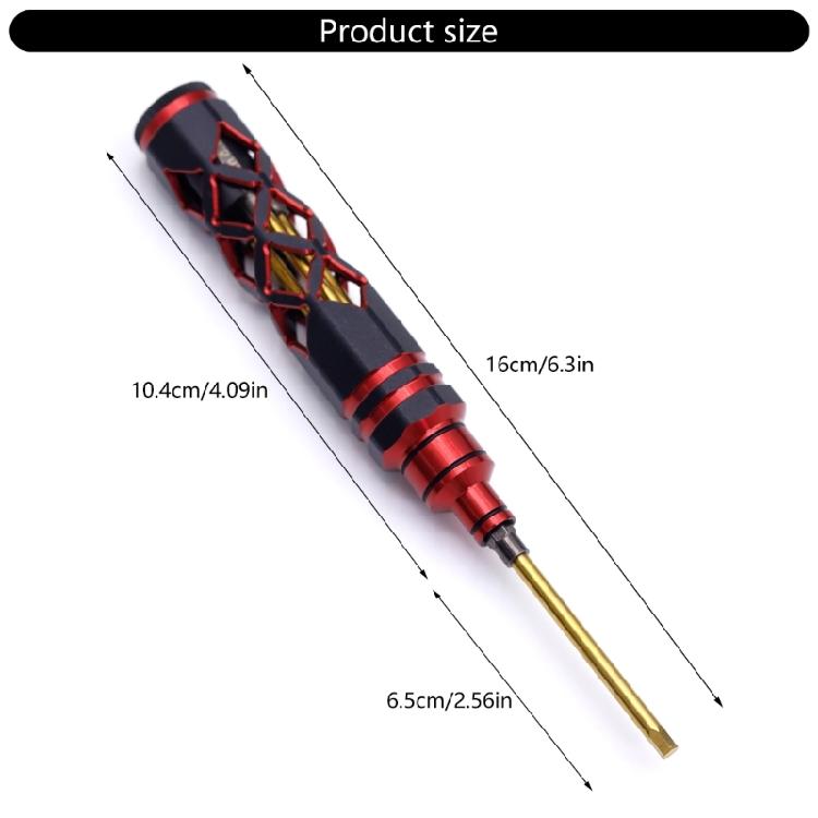 Metal Coated Car Repair Tool Set 4 Hex Driver With Nonslip Handle Repair Tool Set For Accuracy Model Engineering