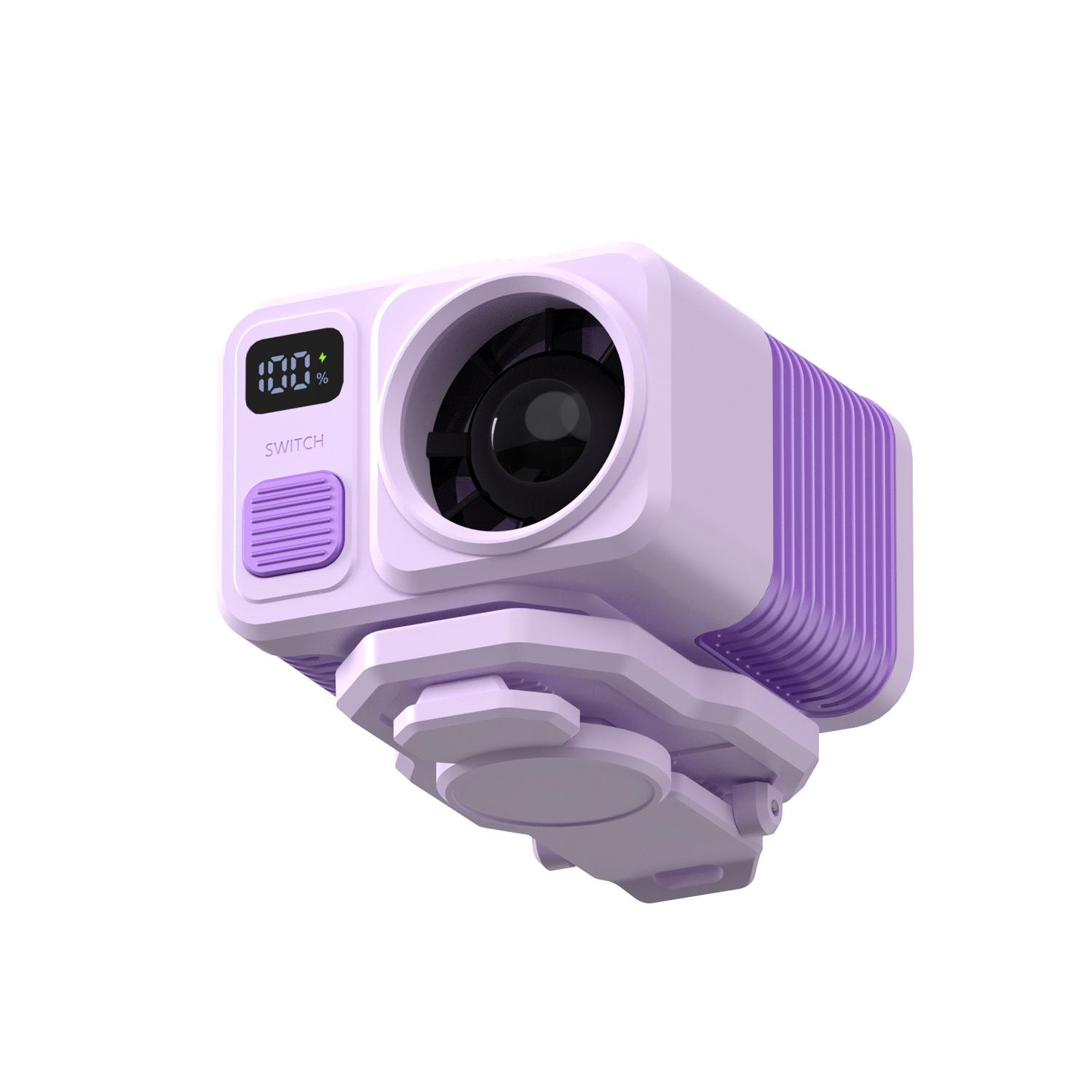 

2026 USB Rechargeable Portable Waist Clip Fan: Mini, Outdoor, Cycling Edition 61*58*69mm