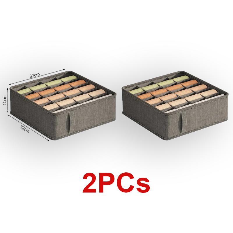 20/6/7/1 Fächer Kation PP Socken BH Hosen Schlichtheit Organizer für Schränke und Schubladen Heim Sortierboxen Aufbewahrungs-Organizer-Box