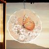 10 Inch Hanging Wind Spinner with 360 Degree Hook for Balcony Garden Decor Spring Summer Outdoor Decoration