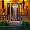 Irregular Frayed Torn Strip Scary Bloody Curtain Blood Splatter Gauze Door Hanging  Ghost Festival