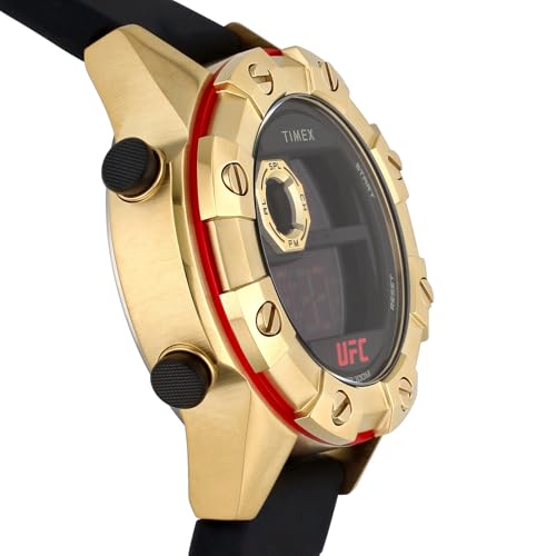 TIMEX UFC Kick Digital Quartz Watch, 10 ATM Water Resistant, Mineral Glass, 51mm, Men's, Black, TW2V86600 [Parallel Import]