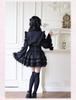 2025 Autumn Gothic Lolita Night Heron Lace Princess Sleeve Anime Cosplay Top