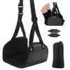 Plane Train Car Footrest Hanger Adjustable Portable Travel Foot Rest Hammock Space Saving Leg Support for Office and Travel