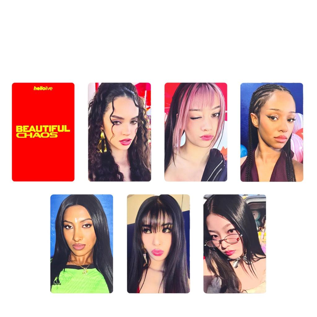 Girl Group Peripheral Accessories Girl Group Group Peripheral 6 Pcs Peripheral Card