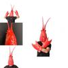 Dragon Lobster Head Mask Creative Latex Gloves For Stage Performance Festive Cosplay Accessories