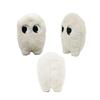 Cute Big Eyes White Plush Doll Soft Fluffy Anime Stuffed Animal Kawaii Birthday Gift For Fans Collection