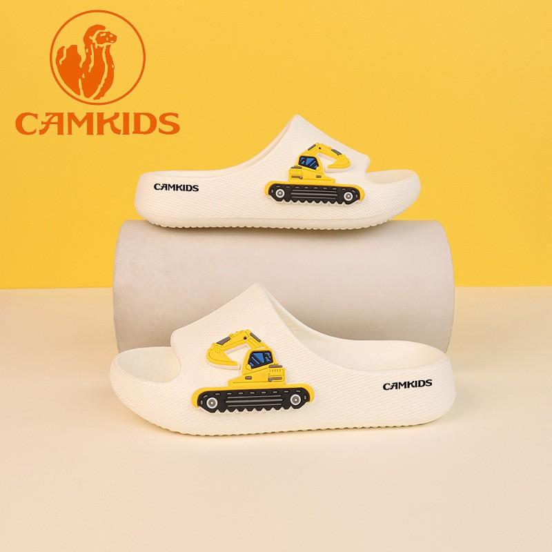 CAMKIDS Kids Cartoon Slippers Boys Girls Indoor Non-Slip Home Footwear Comfortable Soft Sole