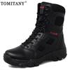 Men Shoes Winter Men Combat Tactical Boots Ankle Work Safety Shoes Special Force Army Boots Male Waterproof Motorcycle Shoe