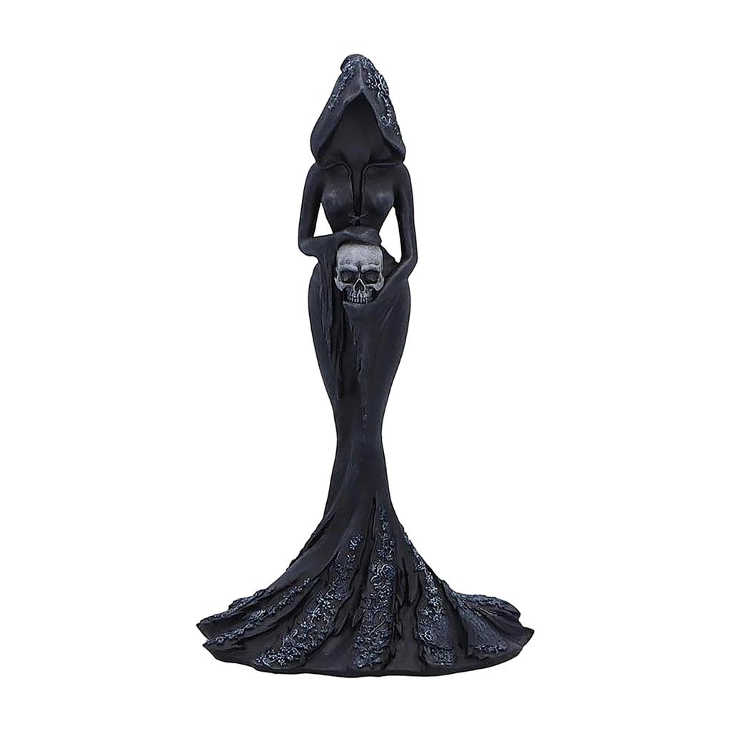 Witch Statue Resin Figurine Halloween Decor, Home Decoration Collectible