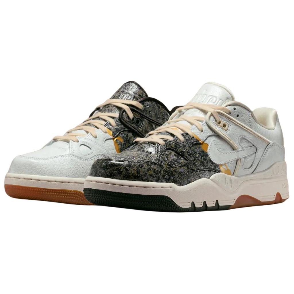 Nigo X Nike Air Force 3 Low SP Kintsugi Pack - Phantom Night Stadium Unisex Sneakers White Bamboo HQ0261-001
