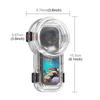 For Insta360 X5 PULUZ Quick Release 60m Waterproof Sealed Diving Case (Transparent)