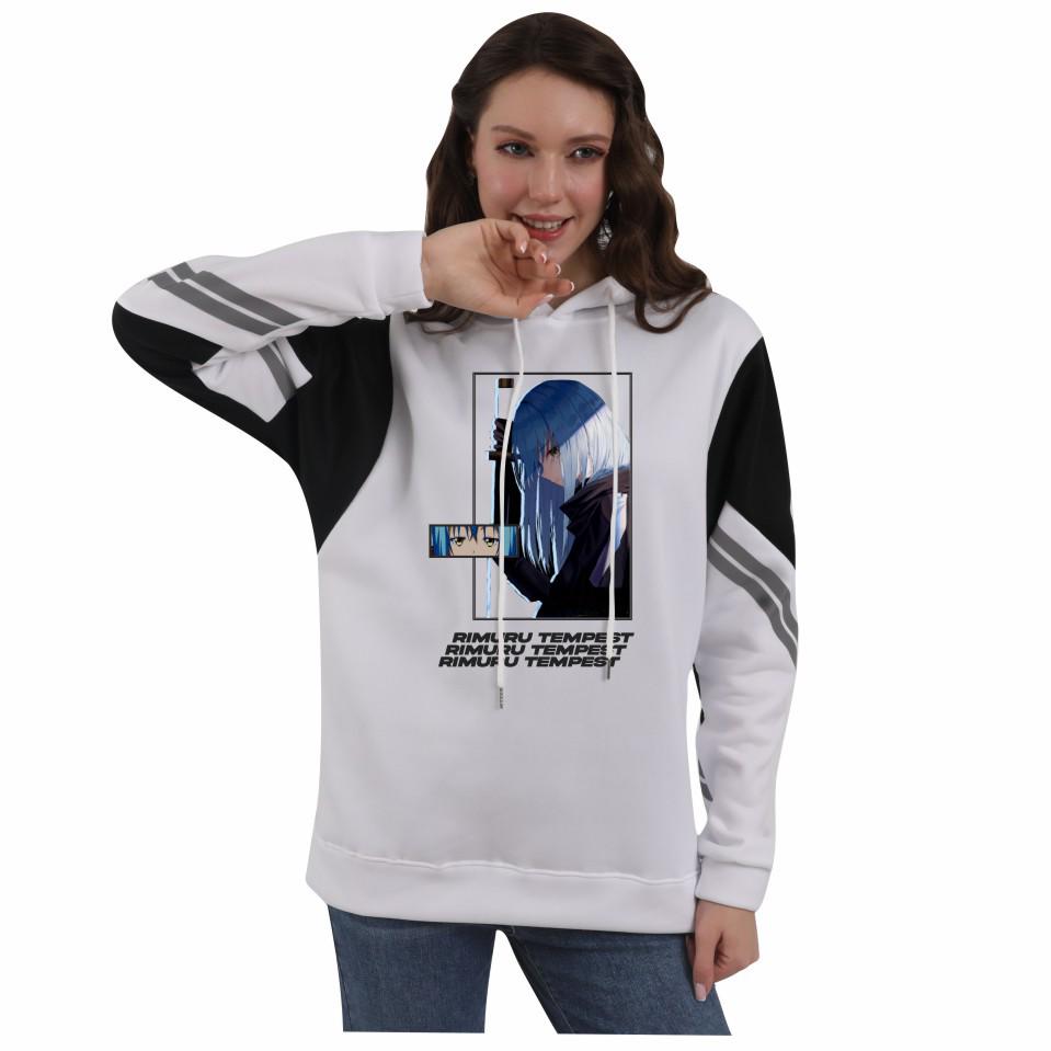 Reincarnated as a Slime Hoodie - Unisex Autumn/Winter Fleece Color Block Design
