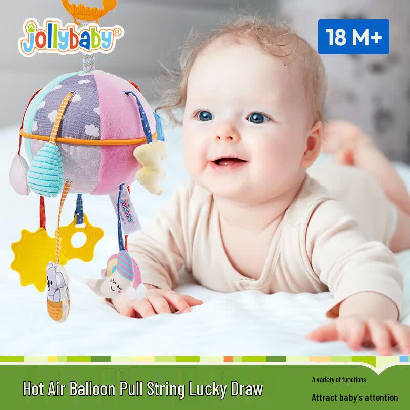 JOLLYBABY Infant Sensory Pull & Discovery Toys