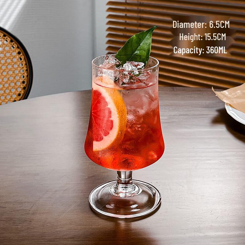 DH Jun Shiqi Elegant Tapered High-Stem Glass (360ml)