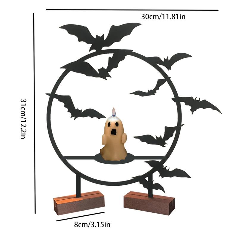 Halloween Candlestick Holder Bat Wall Decor With Candle Halloween Candlestick Gothic Wall Decor Halloween Candle Holders