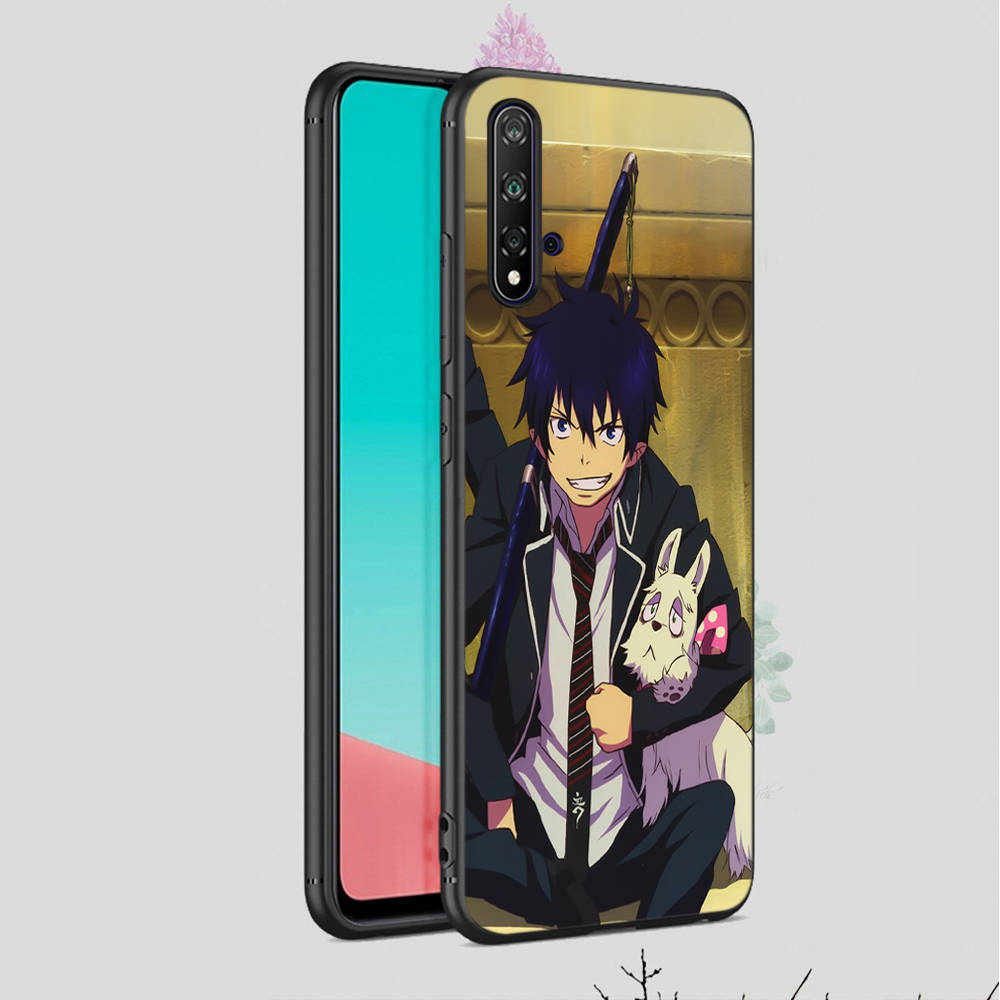 DT48 Blue Exorcist Case for Xiaomi Poco X6 X4 M5 M6 F5 F6 C65 C55 C50 C51 C40 Redmi Note 7 8 14C A3X 13C 12C 11 10A 9C Pro Black Sofe Cover