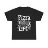 Pizza To Życie Koszulka Zabawna Ny Bawełna Ciężka