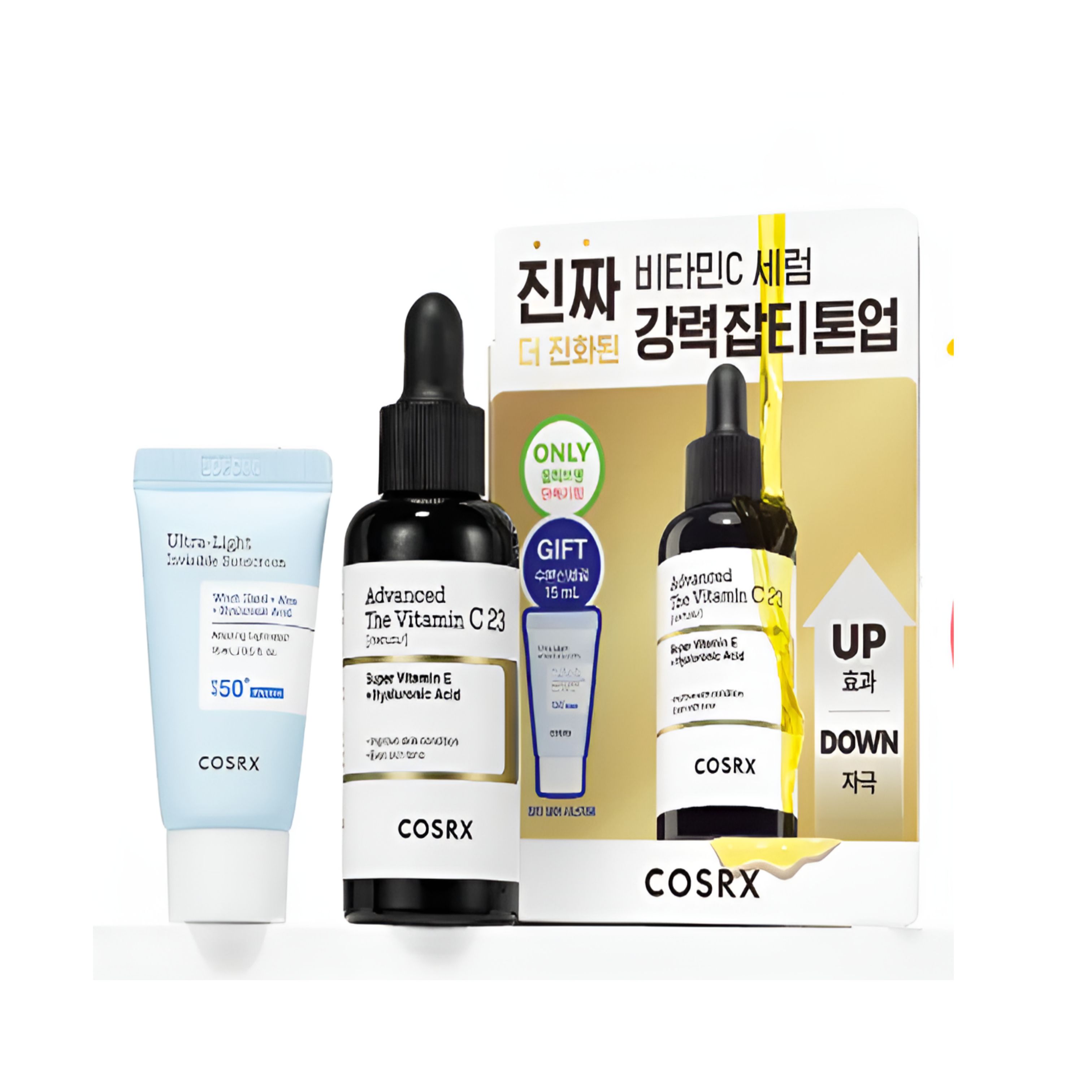 COSRX The Vitamin C 23 Serum 20g Special Set (+Aloe Soothing Sun Serum 15ml)
