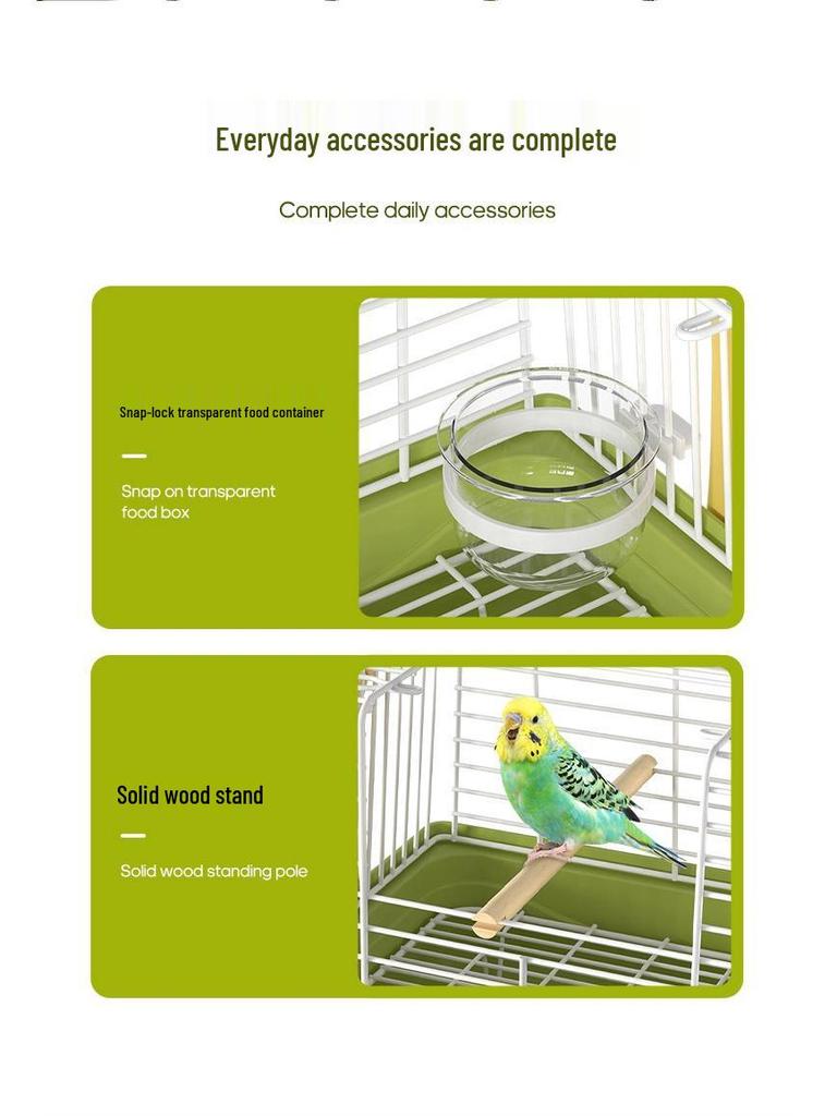 Cușcă de călătorie portabilă pentru papagali și păsări mici pentru perusi, nimfe, cinteze, hamsteri și veverițe zburătoare – Transportor portabil pentru ieșiri