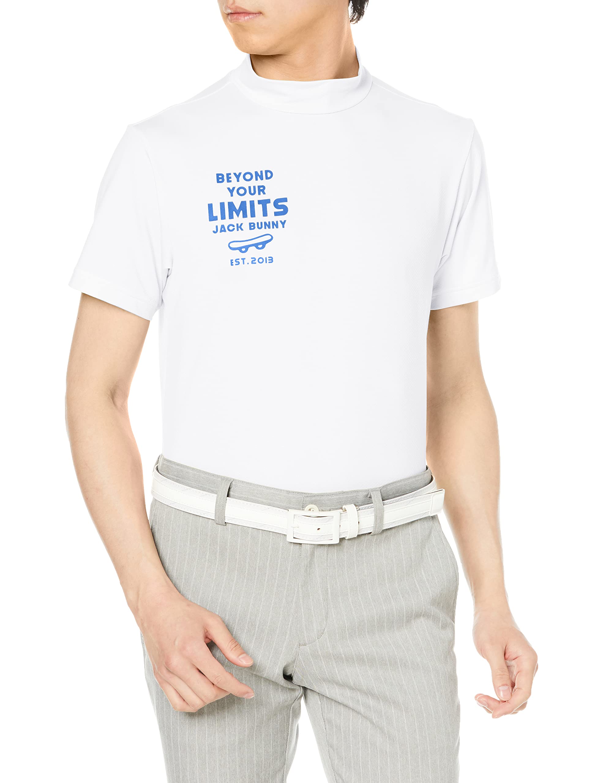 

Мужская футболка с коротким рукавом Jack Bunny, трикотаж ПЭ/ПУ, размер 7 (Белый, Размер 3L), 262-2167317, 030