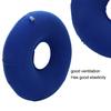 Anti Bedsore Cushion Round Shape Breathable  Inflatable Cushion for Bedridden Patient (Blue)