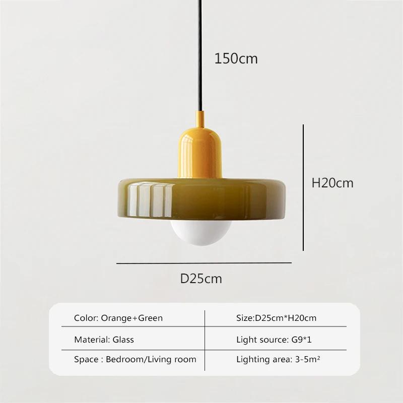 Nordic Pendant Light Glass Home Decorative Lamp For Living Room Restaurant Bedroom Study Indoor Hanging Illumination Luminaires
